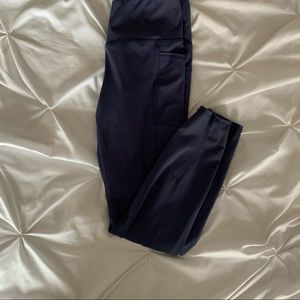 RBX Blue 7/8 Leggings with Side Pockets